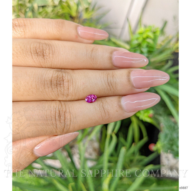 0.59 Ct. Pink Sapphire from Ceylon (Sri Lanka)