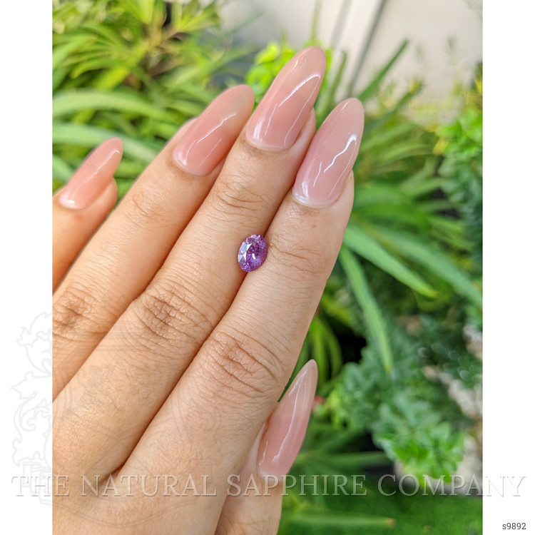 1.04 Ct. Purple Sapphire from Ceylon (Sri Lanka)
