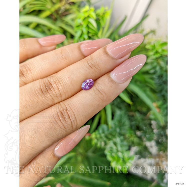 1.04 Ct. Purple Sapphire from Ceylon (Sri Lanka)