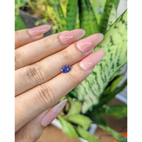 0.83 Ct. Bluish Purple Sapphire from Ceylon (Sri Lanka) Life Style