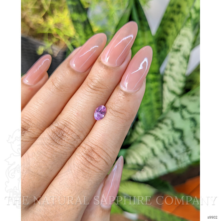 0.79 Ct. Purple Sapphire from Ceylon (Sri Lanka)