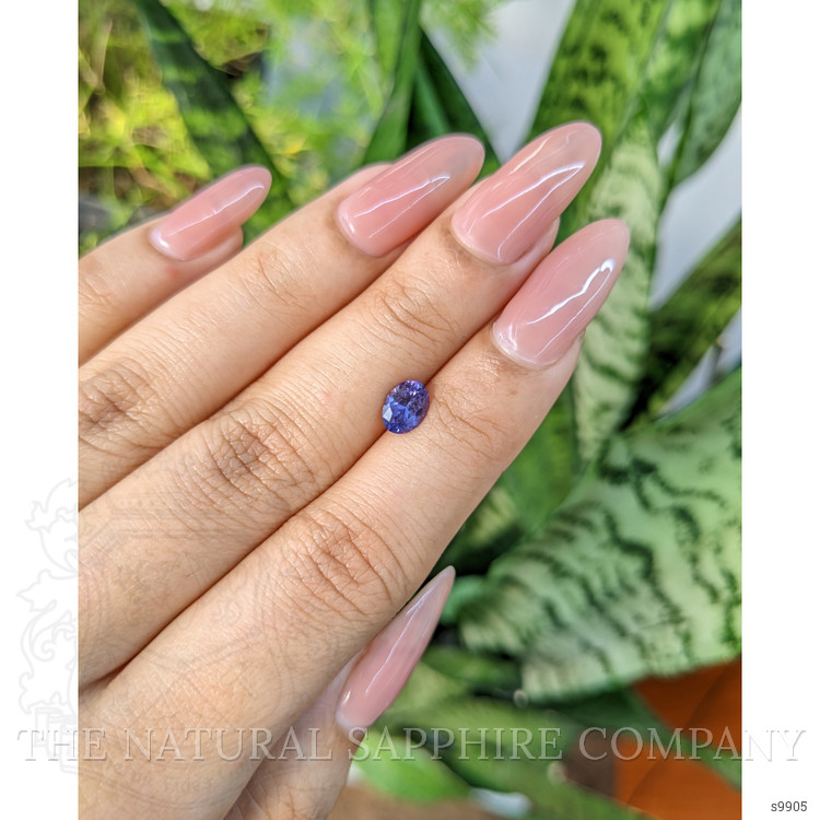 0.97 Ct. Color Change Sapphire from Ceylon (Sri Lanka)