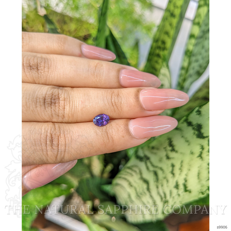 0.94 Ct. Color Change Sapphire from Ceylon (Sri Lanka)
