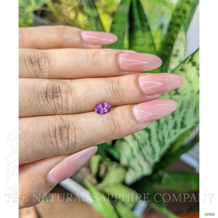 0.83 Ct. Pinkish Purple Sapphire from Ceylon (Sri Lanka)