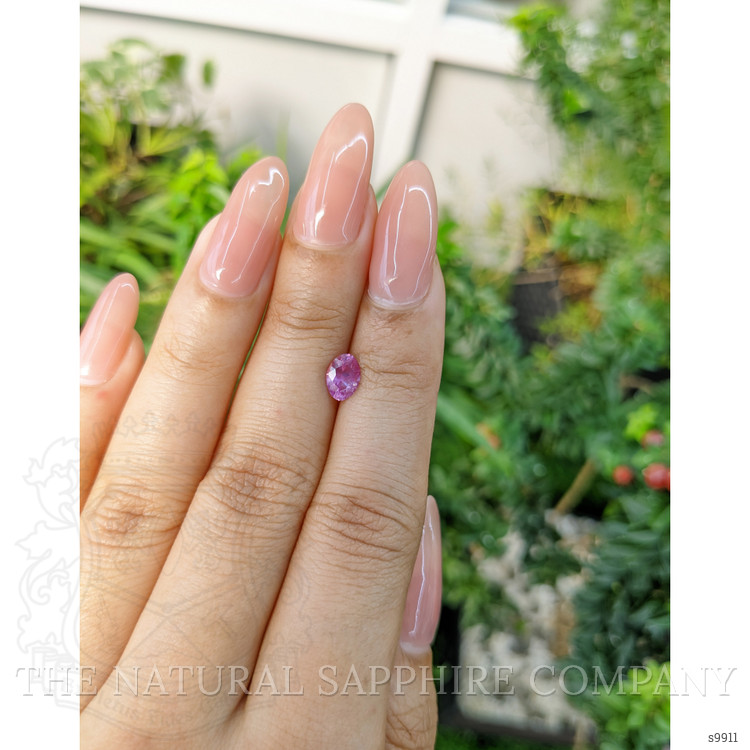 0.83 Ct. Purple Sapphire from Ceylon (Sri Lanka)