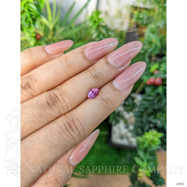0.83 Ct. Purple Sapphire from Ceylon (Sri Lanka)