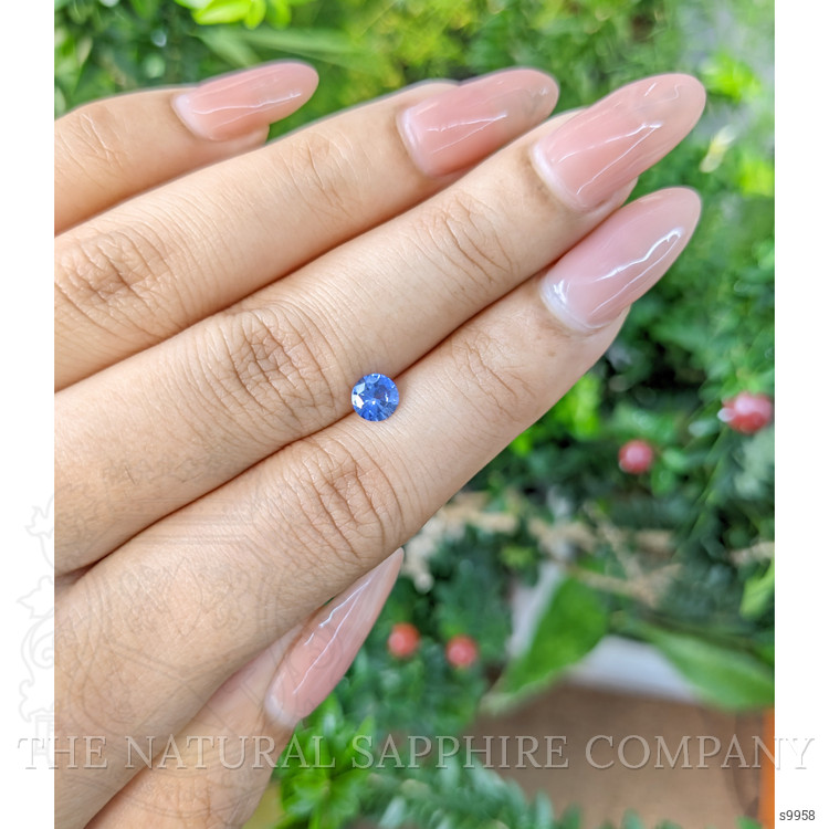 0.54 Ct. Blue Sapphire from Ceylon (Sri Lanka)