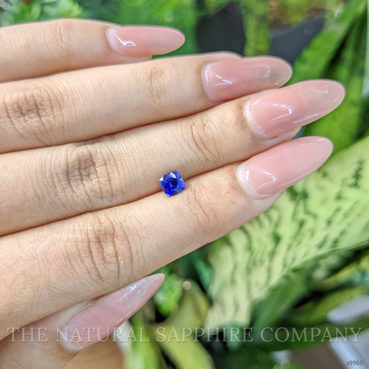 0.62 Ct. Blue Sapphire from Ceylon (Sri Lanka)