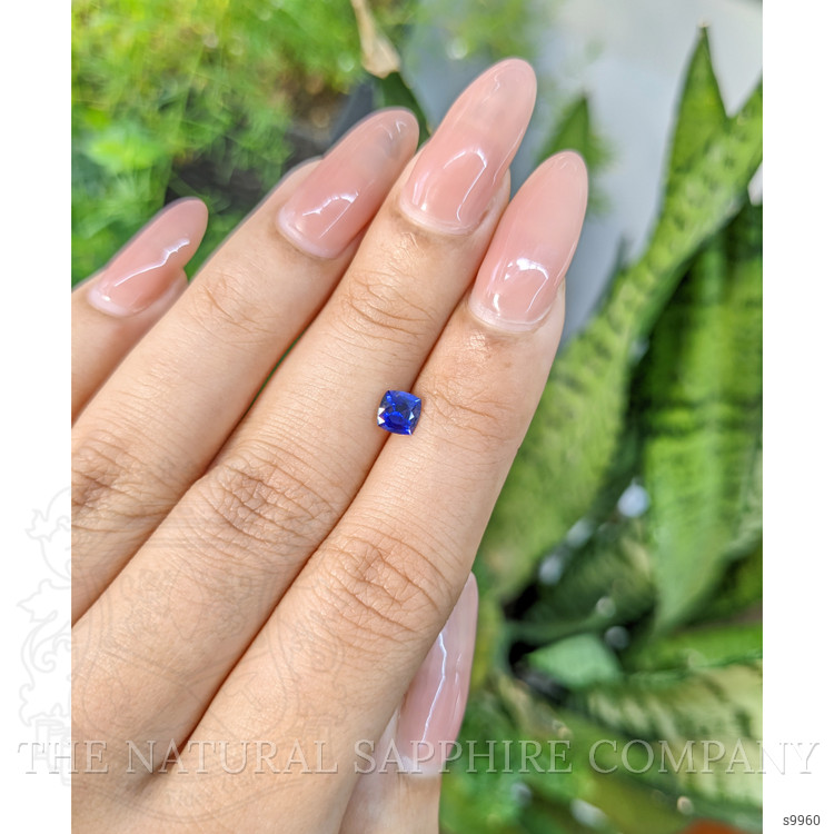 0.62 Ct. Blue Sapphire from Ceylon (Sri Lanka)