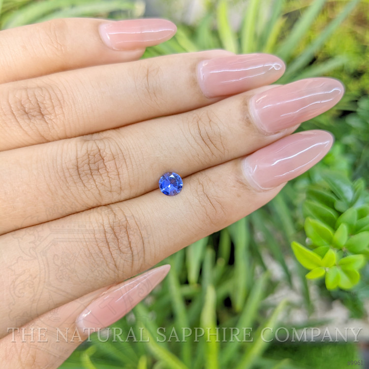 0.48 Ct. Blue Sapphire from Ceylon (Sri Lanka)