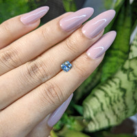 1.15 Ct. Greenish Blue Sapphire from Ceylon (Sri Lanka) Life Style