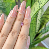 0.76 Ct. Pink Sapphire from Ceylon (Sri Lanka) Life Style