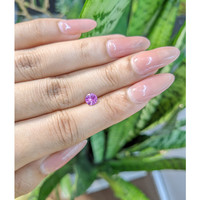 0.60 Ct. Pinkish Purple Sapphire from Ceylon (Sri Lanka) Life Style