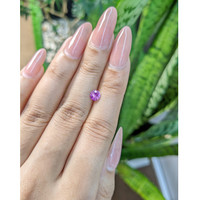 0.60 Ct. Pinkish Purple Sapphire from Ceylon (Sri Lanka) Life Style