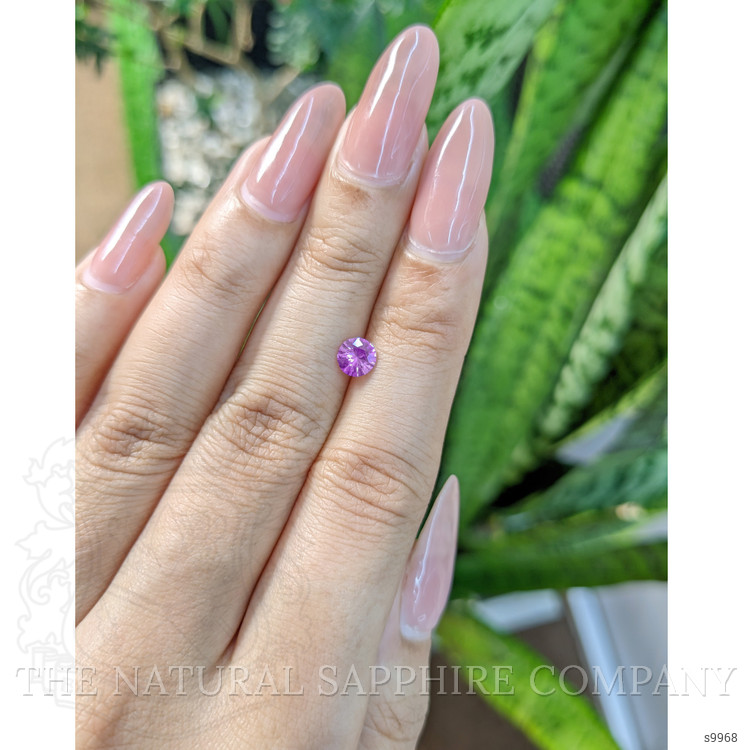 0.60 Ct. Pinkish Purple Sapphire from Ceylon (Sri Lanka)