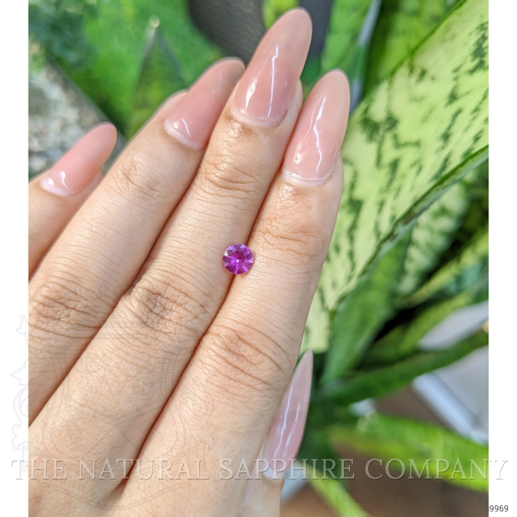 0.60 Ct. Purplish Pink Sapphire from Ceylon (Sri Lanka)