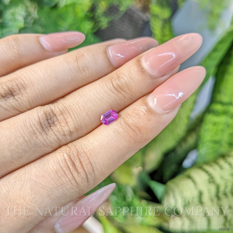 0.49 Ct. Purplish Pink Sapphire from Ceylon (Sri Lanka)