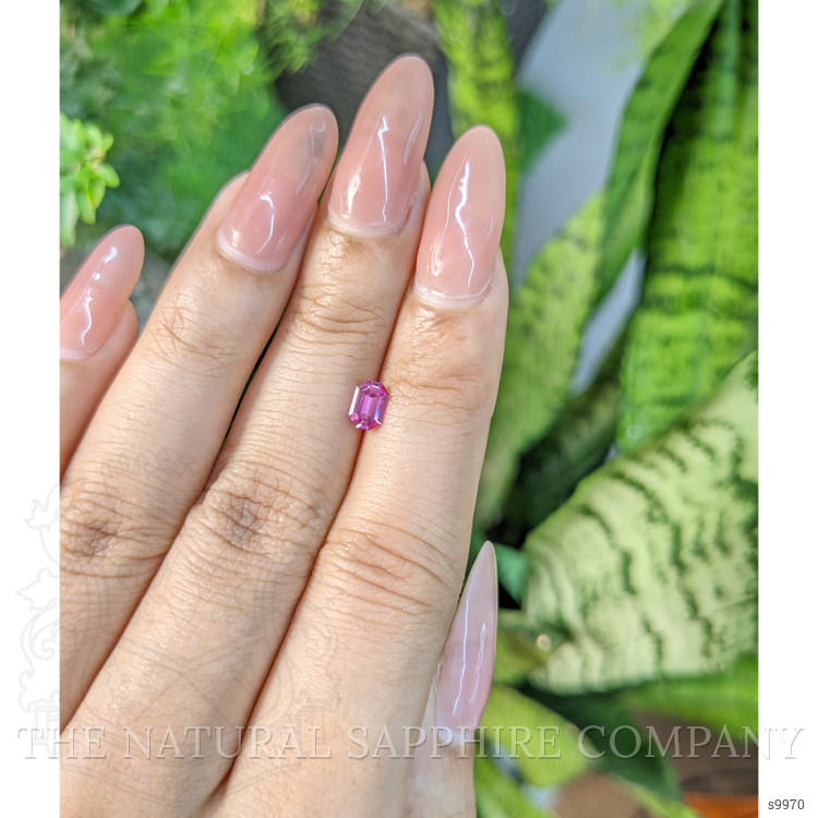 0.49 Ct. Purplish Pink Sapphire from Ceylon (Sri Lanka)