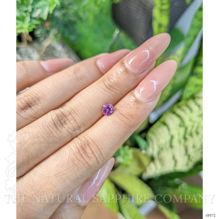 0.62 Ct. Pinkish Purple Sapphire from Ceylon (Sri Lanka)