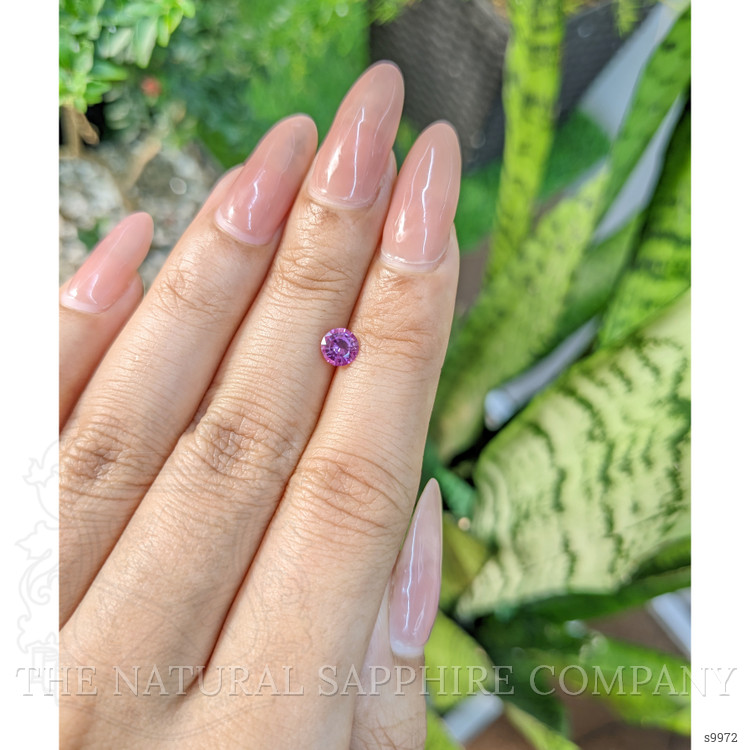 0.62 Ct. Pinkish Purple Sapphire from Ceylon (Sri Lanka)