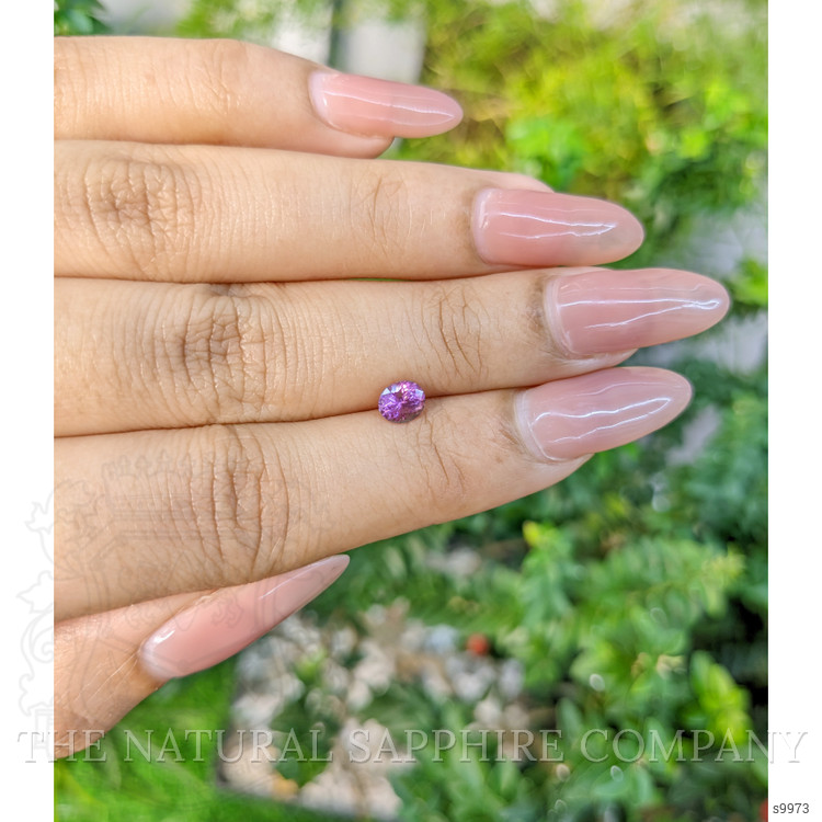 0.57 Ct. Purple Sapphire from Ceylon (Sri Lanka)