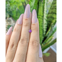 0.56 Ct. Purple Sapphire from Ceylon (Sri Lanka) Life Style
