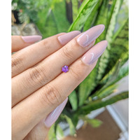 0.56 Ct. Purple Sapphire from Ceylon (Sri Lanka) Life Style