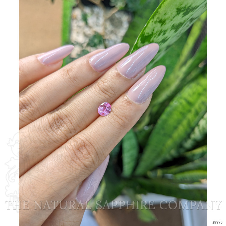 0.80 Ct. Pink Sapphire from Ceylon (Sri Lanka)
