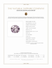 0.73 Ct. Pink Sapphire from Ceylon (Sri Lanka) Scan Report