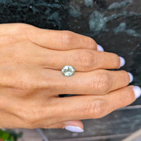 1.87 Ct. Yellowish Green Sapphire from Montana Life Style