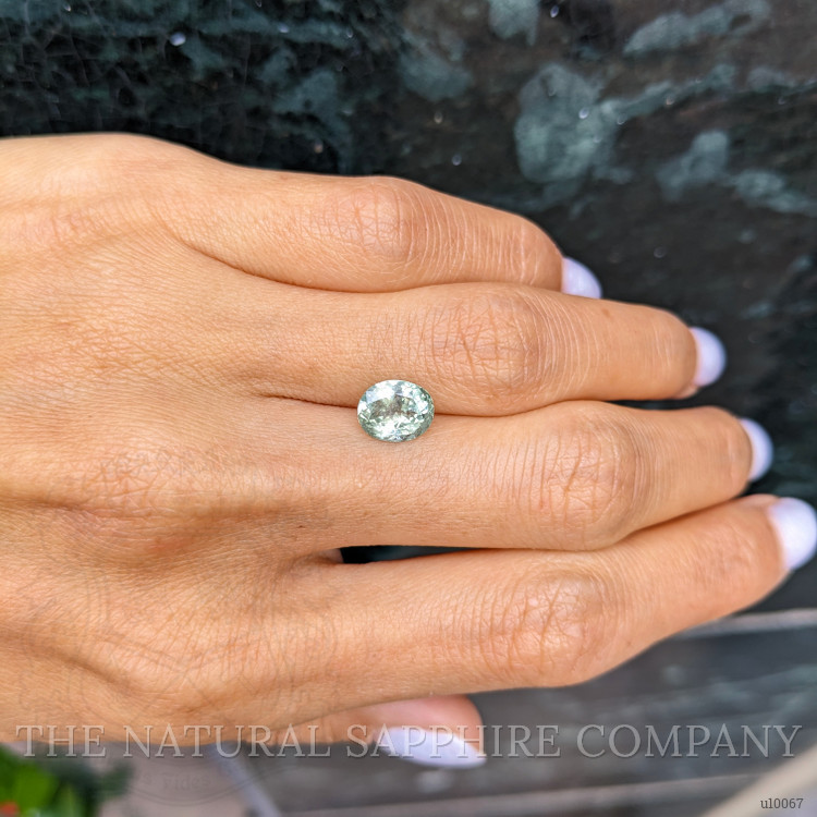 1.87 Ct. Yellowish Green Sapphire from Montana