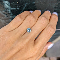 1.20 Ct. Bluish Green Sapphire from Ceylon (Sri Lanka) Life Style