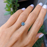 1.40 Ct. Greenish Blue Sapphire from Montana Life Style