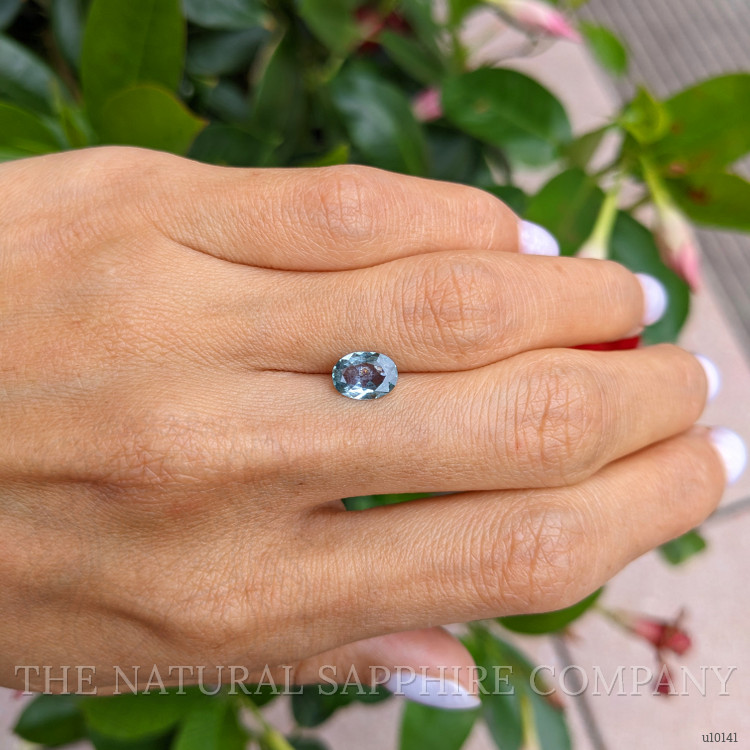 1.19 Ct. Bluish Green Sapphire from Montana