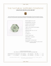 0.73 Ct. Yellowish Green Sapphire from Montana Scan Report
