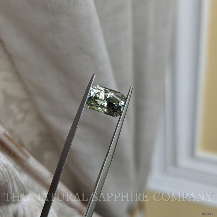 3.80 Ct. Yellowish Green Sapphire from Montana