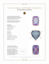 3.80 Ct. Yellowish Green Sapphire Solitaire Ring, Platinum 950 3 D Scan Report