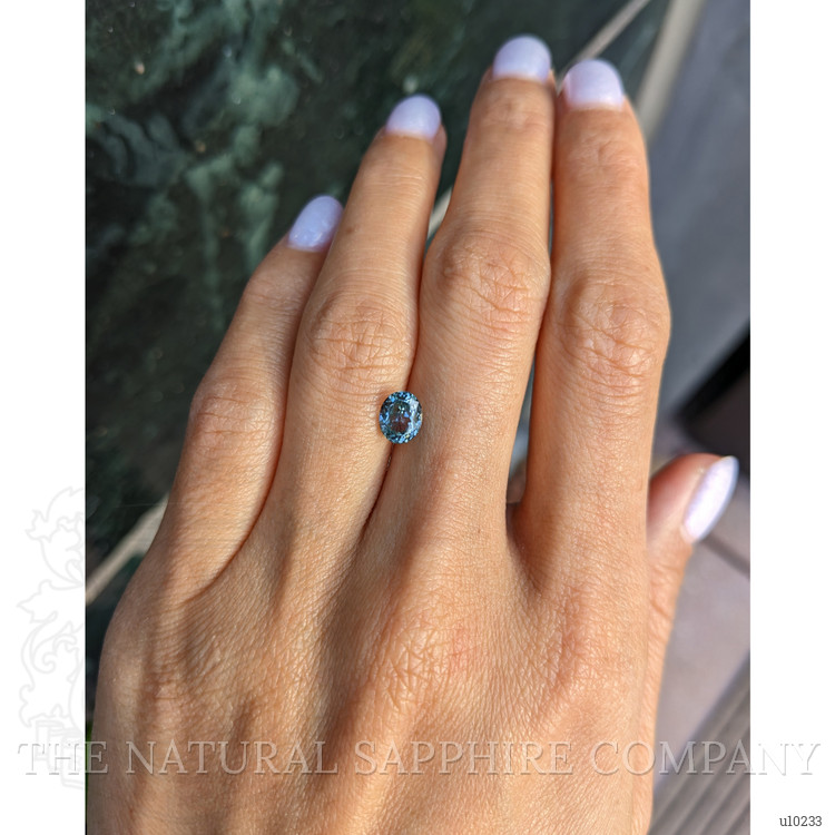 1.34 Ct. Bluish Green Sapphire from Montana
