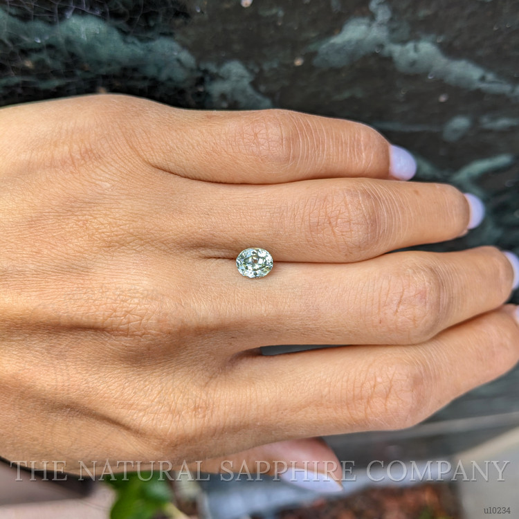 1.11 Ct. Yellowish Green Sapphire from Montana