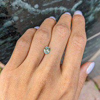 1.11 Ct. Yellowish Green Sapphire from Montana Life Style