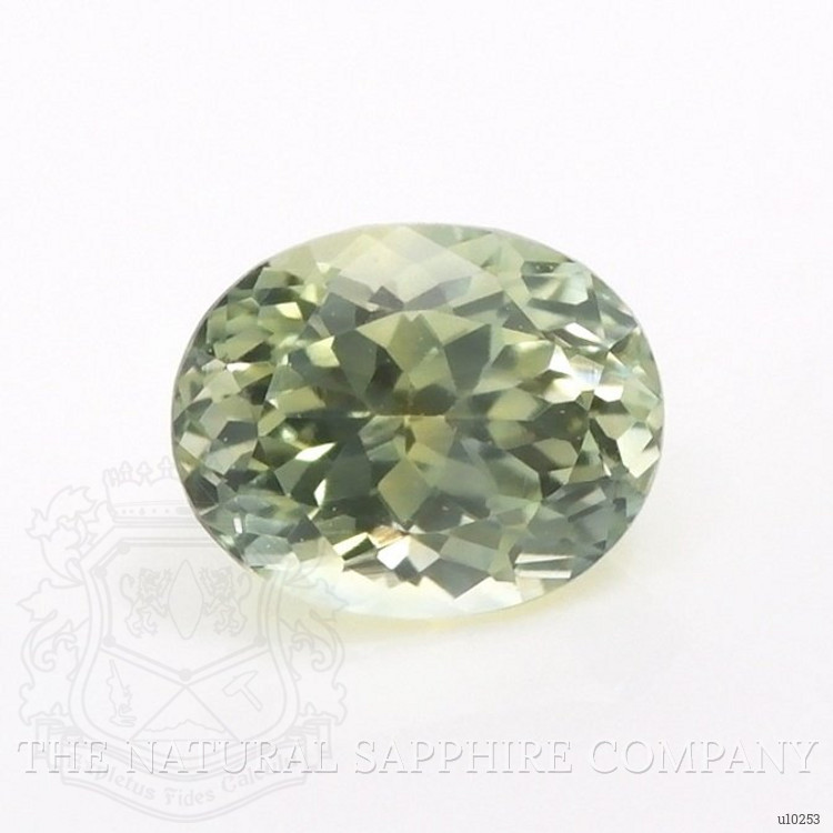 0.42 Ct. Yellowish Green Sapphire from Montana