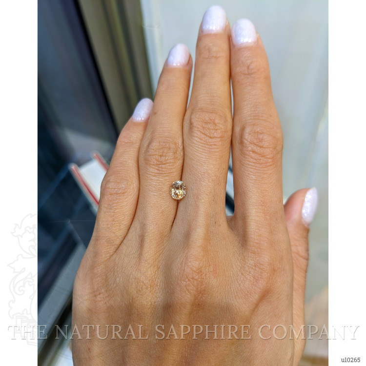 1.06 Ct. Peach Sapphire from Montana