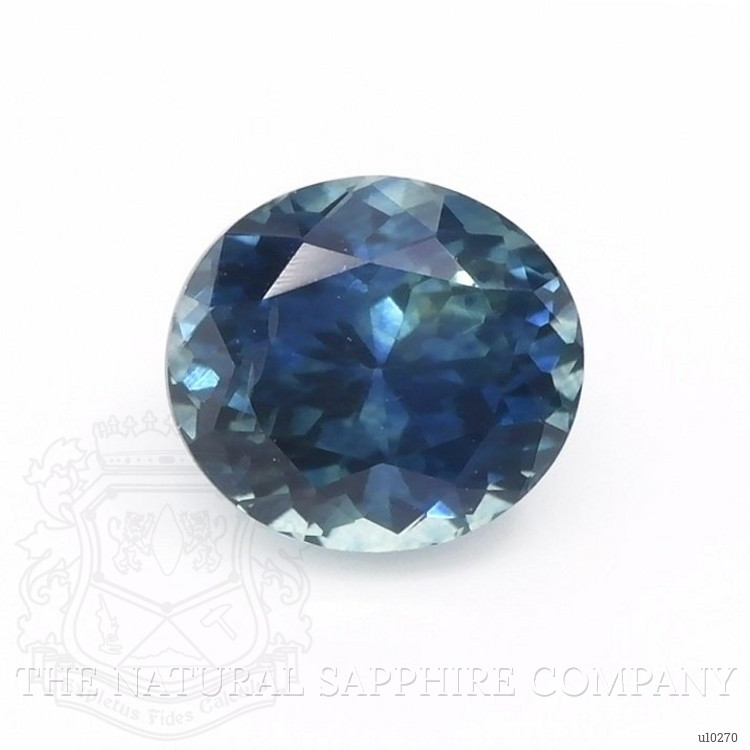 0.61 Ct. Greenish Blue Sapphire from Montana