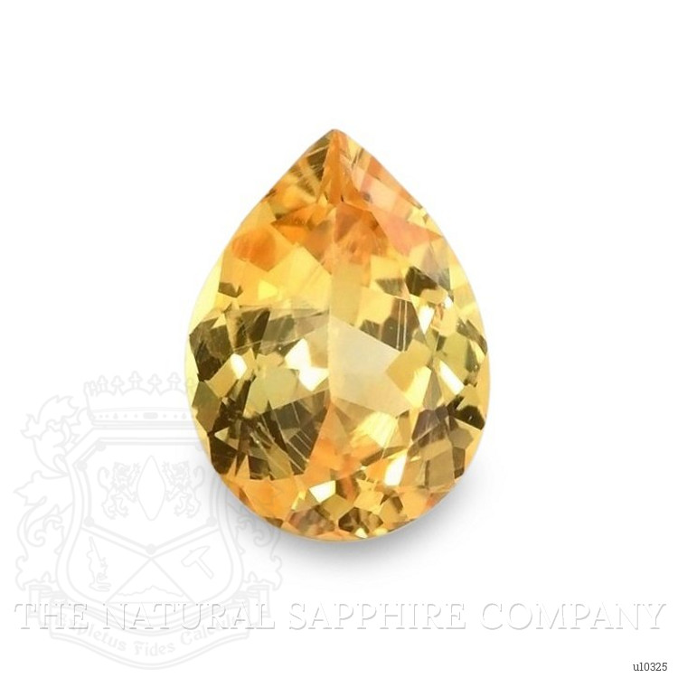 0.80 Ct. Orangish Yellow Sapphire from Montana