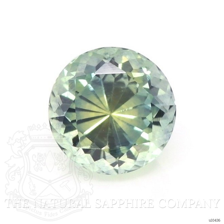 0.63 Ct. Yellowish Green Sapphire from Montana