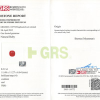 8.12 Ct. Ruby from Burma (Myanmar) Scan Report