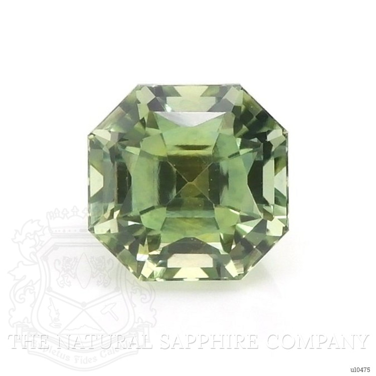 0.79 Ct. Yellowish Green Sapphire from Montana
