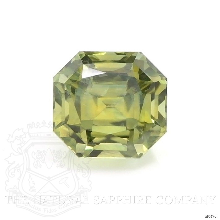 0.82 Ct. Yellowish Green Sapphire from Montana