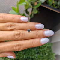 1.01 Ct. Greenish Brown Sapphire from Montana Life Style