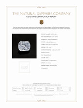 2.66 Ct. Bluish Grey Sapphire from Montana Scan Report